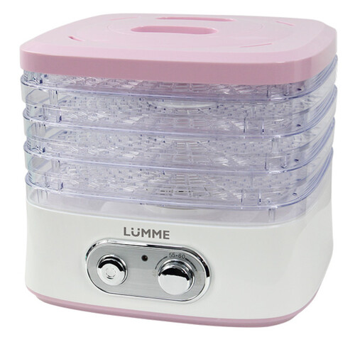 Купить Сушилка для овощей и фруктов LUMME LU-FD1854A розовый  9148508. Характеристики, отзывы и цены в Донецке
