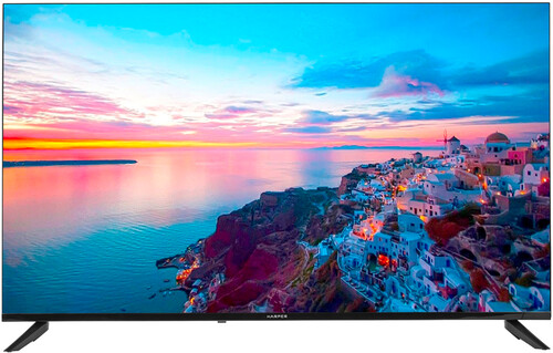 Купить 50" (126 см) Телевизор Harper 50Q695TS черный  9207652. Характеристики, отзывы и цены в Донецке