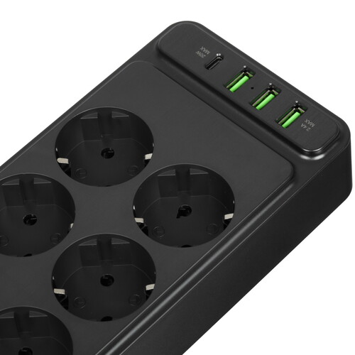 Купить Сетевой фильтр Skyline USP-830 черный  9197107. Характеристики, отзывы и цены в Донецке