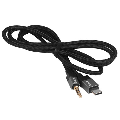 Купить Кабель   Hoco USB Type-C - jack 3.5 мм черный  5635269. Характеристики, отзывы и цены в Донецке
