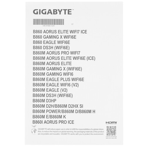 Купить Материнская плата GIGABYTE B860M EAGLE V2  5630821. Характеристики, отзывы и цены в Донецке
