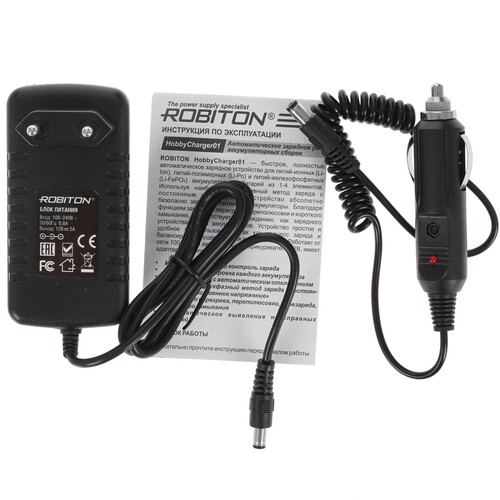 Купить Зарядное устройство ROBITON HobbyCharger01  5346378. Характеристики, отзывы и цены в Донецке