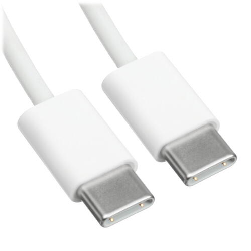 Купить Кабель круглый Apple USB Type-C - USB Type-C белый 1 м  5055883. Характеристики, отзывы и цены в Донецке