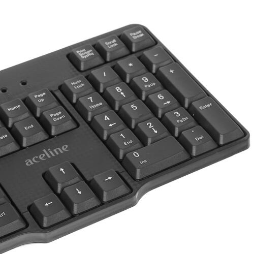 Купить Клавиатура проводная Aceline K-504BU  1359873. Характеристики, отзывы и цены в Донецке