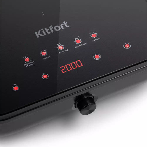 Купить Плита компактная электрическая KITFORT КТ-141 черный  5353273. Характеристики, отзывы и цены в Донецке