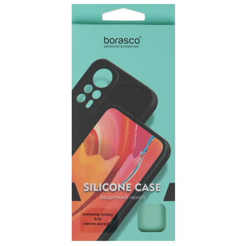 Купить Накладка  BoraSCO Silicone Case для Samsung Galaxy A16 4G зеленый  5623600. Характеристики, отзывы и цены в Донецке