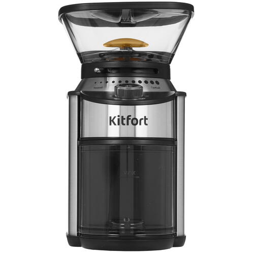 Купить Кофемолка электрическая Kitfort КТ-7202 серебристый  9087557. Характеристики, отзывы и цены в Донецке