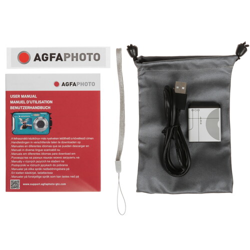 Купить Компактный фотоаппарат AgfaPhoto Realyshot WP8000 голубой  5468003. Характеристики, отзывы и цены в Донецке