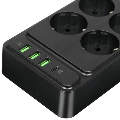 Купить Сетевой фильтр Skyline USP-430 черный  9197095. Характеристики, отзывы и цены в Донецке