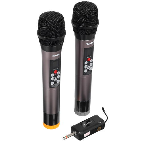 Купить Микрофонный комплект TESLER WMS-740 серый  5404758. Характеристики, отзывы и цены в Донецке