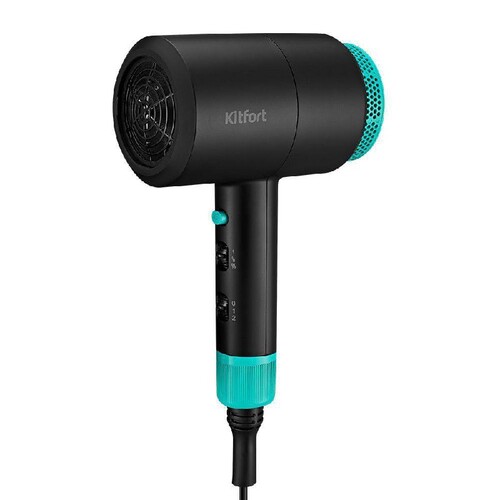 Купить Фен Kitfort KT-3228-3 черный/зеленый  9933241. Характеристики, отзывы и цены в Донецке