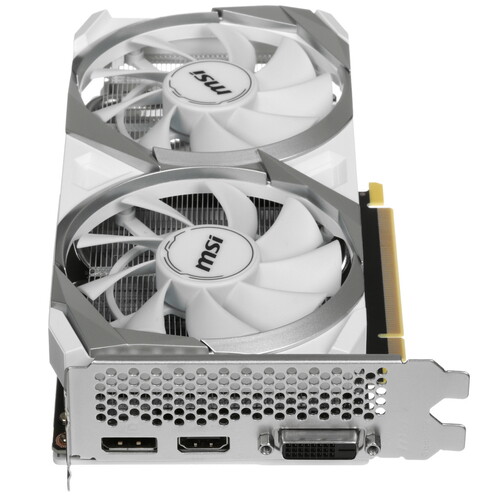 Купить Видеокарта MSI Geforce RTX 3050 VENTUS 2X XS WHITE OC [RTX 3050 VENTUS 2X XS WHITE 8G OC]  5480293. Характеристики, отзывы и цены в Донецке
