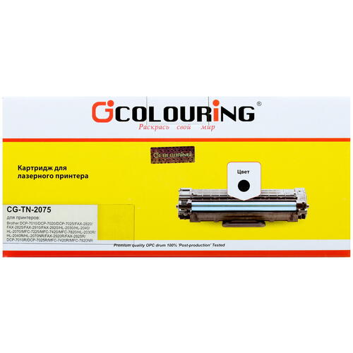 Купить Картридж лазерный Colouring CG-TN2075 черный  0137368. Характеристики, отзывы и цены в Донецке
