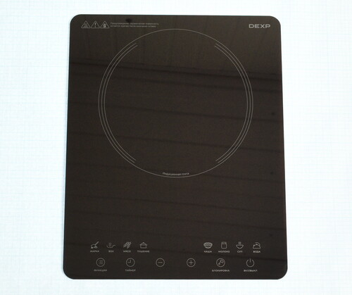 Купить Стеклокерамическая панель для электрической плитки DEXP INC-2000 [N/A] (Black)  9021573. Характеристики, отзывы и цены в Донецке