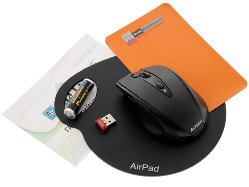 Купить Мышь беспроводная A4Tech G10-770FL  черный  0133557. Характеристики, отзывы и цены в Донецке