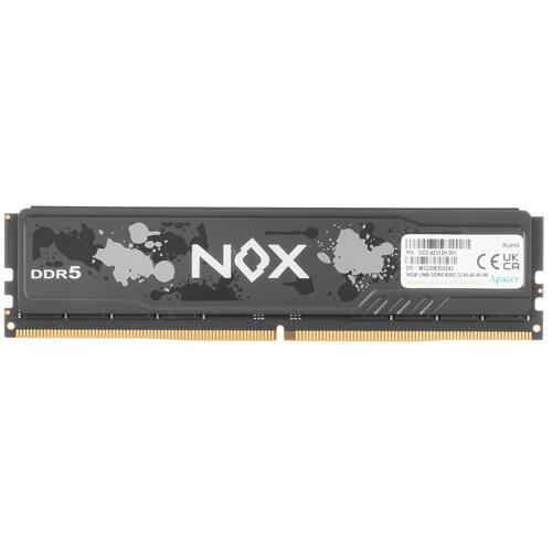 Купить Оперативная память Apacer NOX [AH5U16G60C512MBAA-1] 16 ГБ  5096169. Характеристики, отзывы и цены в Донецке