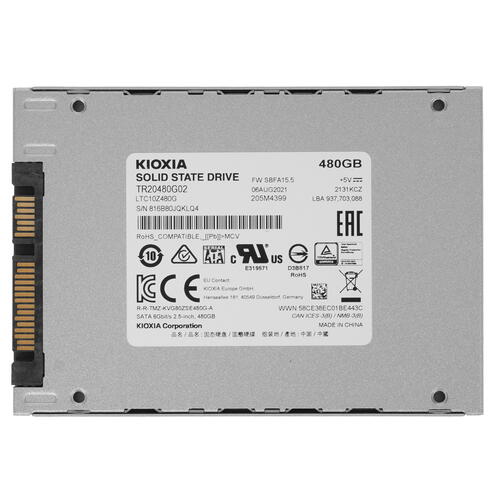 Купить 480 ГБ 2.5" SATA накопитель KIOXIA EXCERIA Z480 [LTC10Z480GG8]  5073034. Характеристики, отзывы и цены в Донецке