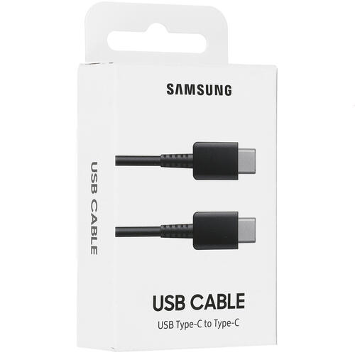 Купить Кабель круглый Samsung USB Type-C - USB Type-C черный 1 м  1374809. Характеристики, отзывы и цены в Донецке