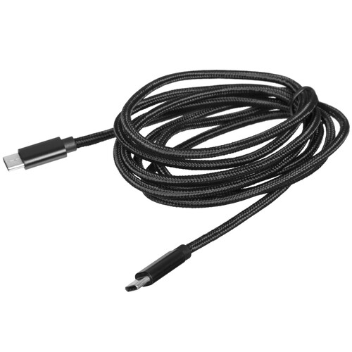 Купить Кабель круглый Атом USB Type-C - USB Type-C черный 1.8 м  5480090. Характеристики, отзывы и цены в Донецке