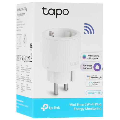 Купить Умная розетка TP-Link Tapo P115  5096953. Характеристики, отзывы и цены в Донецке