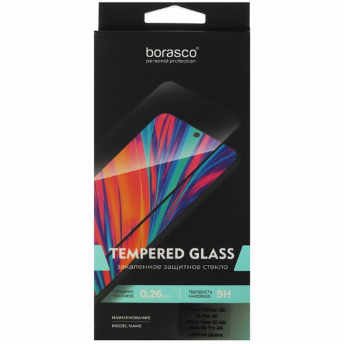 Купить Защитное стекло BoraSCO для экрана Infinix NOTE 50/ 50 Pro/ Tecno CAMON 30 4G/ 30 5G/ 30 Pro 5G/ 40  5628828. Характеристики, отзывы и цены в Донецке