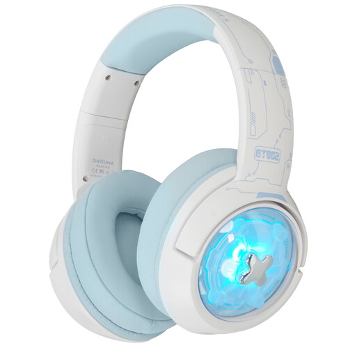 Купить Беспроводные/проводные наушники Onikuma GT802 голубой 2025  5634381. Характеристики, отзывы и цены в Донецке