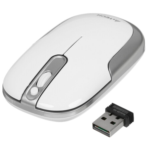 Купить Мышь беспроводная A4Tech G9-110  белый  5624959. Характеристики, отзывы и цены в Донецке