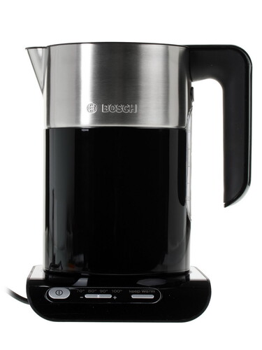 Купить Электрочайник Bosch TWK8613P черный  0140764. Характеристики, отзывы и цены в Донецке