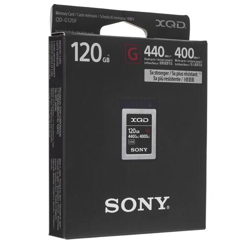 Купить Карта памяти Sony G-Series XQD 120 ГБ [QD-G120F/J(E)]  5484905. Характеристики, отзывы и цены в Донецке