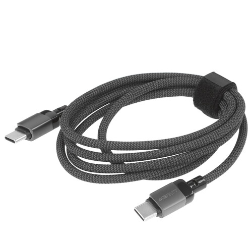 Купить Кабель круглый ACEFAST USB Type-C - USB Type-C черный 1.2 м  9191083. Характеристики, отзывы и цены в Донецке