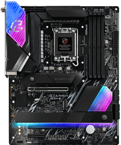 Купить Материнская плата ASRock Phantom Gaming Z890 LIGHTNING WIFI  5608973. Характеристики, отзывы и цены в Донецке