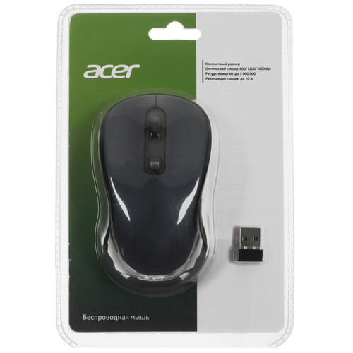 Купить Мышь беспроводная Acer OMR306  9075056. Характеристики, отзывы и цены в Донецке