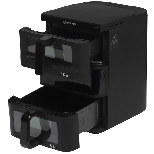 Купить Аэрогриль Brayer 2048BR черный  9303916. Характеристики, отзывы и цены в Донецке