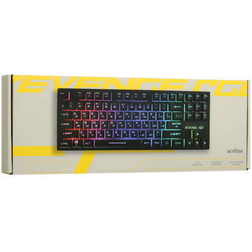 Купить Клавиатура  проводная Aceline GS Revenge RGB  5424874. Характеристики, отзывы и цены в Донецке