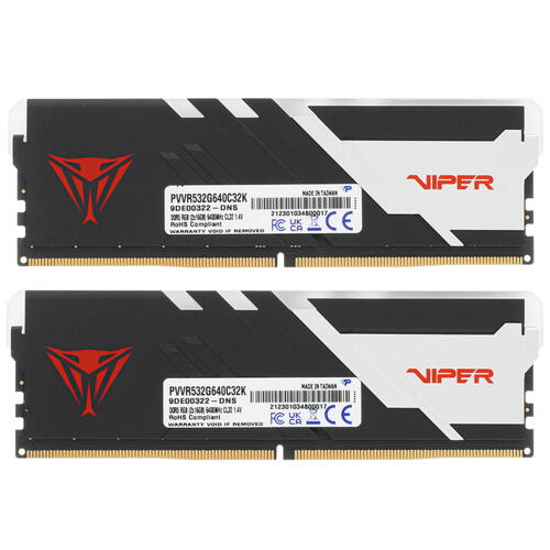 Купить Оперативная память Patriot Viper Venom RGB [PVVR532G640C32K] 32 ГБ  5093660. Характеристики, отзывы и цены в Донецке