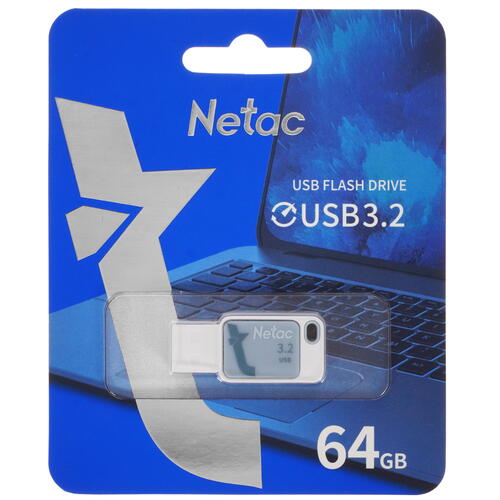 Купить Память USB Flash 64 ГБ Netac UA31 [NT03UA31N-064G-32BL]  5062481. Характеристики, отзывы и цены в Донецке