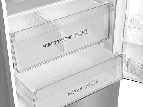 Купить Холодильник с морозильником   Haier C4F637CXRGU1 серебристый  5463908. Характеристики, отзывы и цены в Донецке