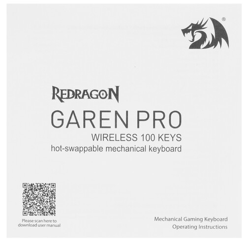 Купить Клавиатура  проводная + беспроводная Redragon Garen Pro  9230487. Характеристики, отзывы и цены в Донецке