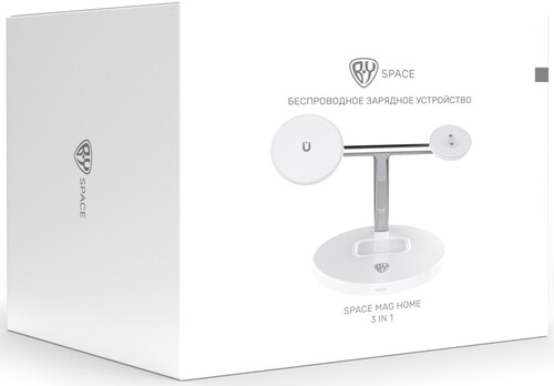 Купить Беспроводное зарядное устройство BY 916-296 белый  9201321. Характеристики, отзывы и цены в Донецке