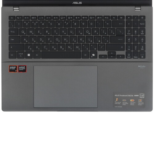 Купить 16" Ноутбук ASUS Vivobook S16 M3607HA-SH176 серый  9292658. Характеристики, отзывы и цены в Донецке