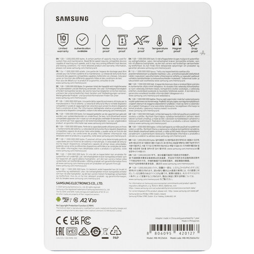 Купить Карта памяти Samsung EVO Plus microSDXC 256 ГБ [MB-MC256SA/EU]  5471051. Характеристики, отзывы и цены в Донецке