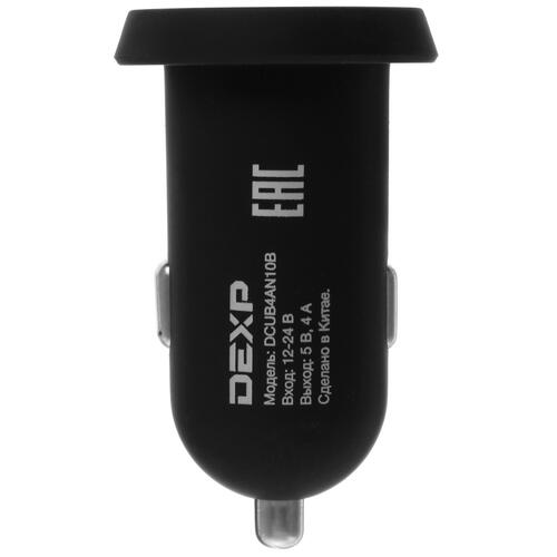 Купить Автомобильное ЗУ DEXP DCUB4AN10B черный  1644955. Характеристики, отзывы и цены в Донецке