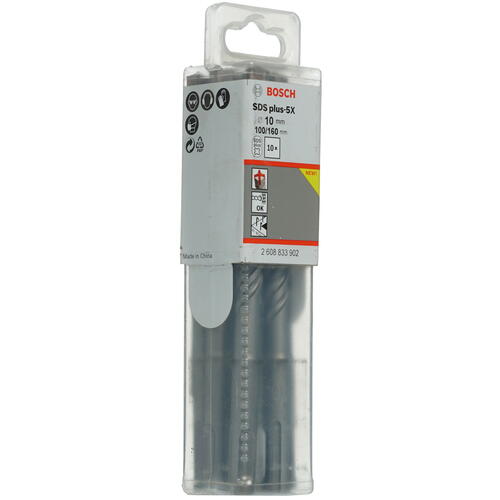 Купить Набор буров Bosch SDS-plus-5X 2608833902  1177737. Характеристики, отзывы и цены в Донецке
