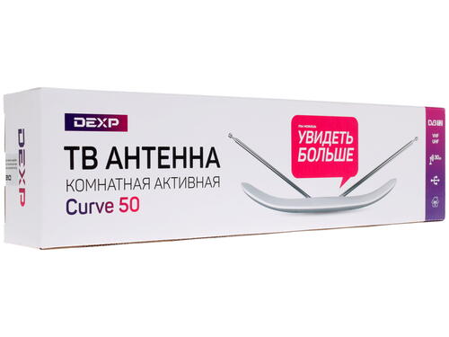 Купить ТВ-Антенна DEXP Curve 50  1119885. Характеристики, отзывы и цены в Донецке