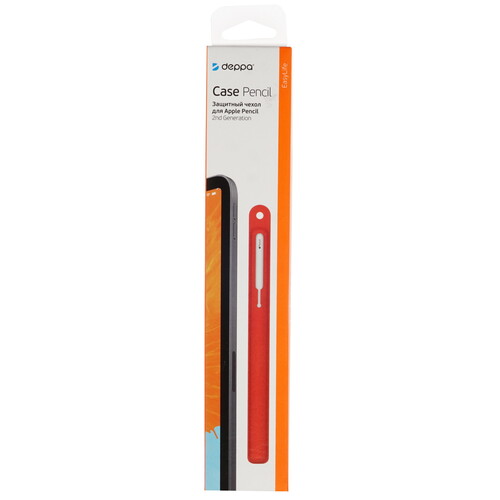 Купить Защитный чехол DEPPA Case Pencil для Apple Pencil (2nd Gen) красный  4712223. Характеристики, отзывы и цены в Донецке