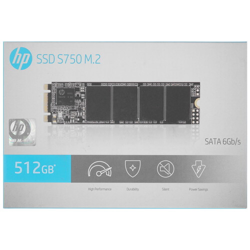 Купить 512 ГБ M.2 SATA накопитель HP S750  5360885. Характеристики, отзывы и цены в Донецке