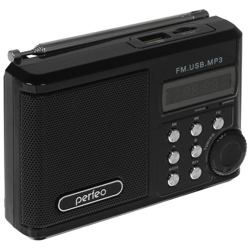 Купить Радиоприемник Perfeo Sound Ranger черный  5074230. Характеристики, отзывы и цены в Донецке