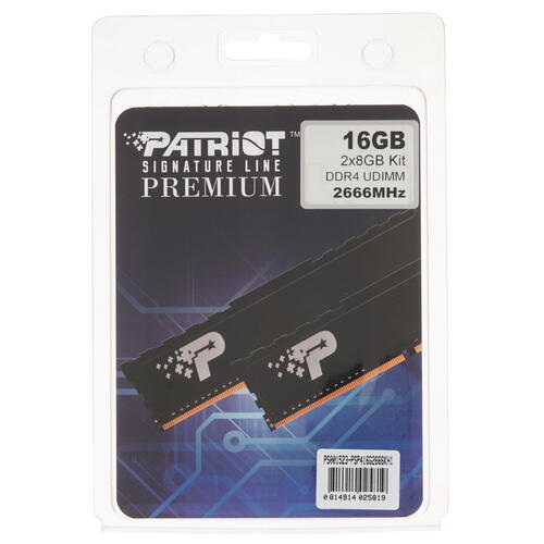 Купить Оперативная память Patriot Signature Line Premium [PSP416G2666KH1] 16 ГБ  1696846. Характеристики, отзывы и цены в Донецке