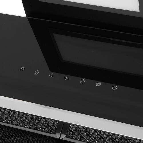 Купить Вытяжка каминная Haier HVX-W682CBX черный/серебристый  9002066. Характеристики, отзывы и цены в Донецке