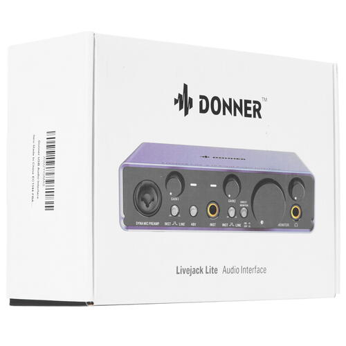Купить Внешняя звуковая карта Donner Livejack Lite  5440932. Характеристики, отзывы и цены в Донецке